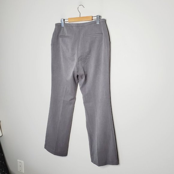 Chico's Pants Retro Wide Leg Work Career Casual Trousers Classic Grey M - Picture 5 of 13